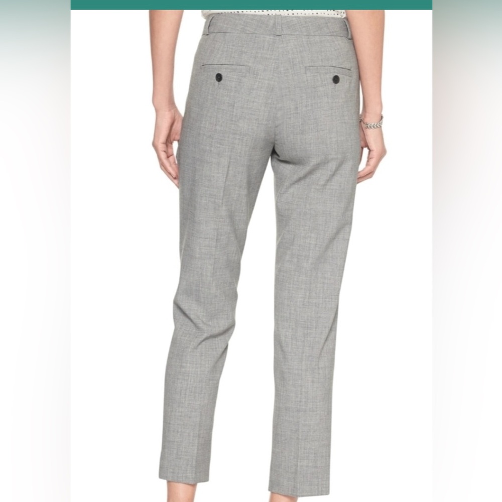 Banana Republic “Avery” Cropped Wool Dress Pants